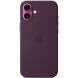 Оригинальный чехол Silicone Case with MagSafe для Apple iPhone 16 Plus (MYYD3) - Plum (360693V). Фото 2 из 5