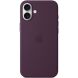 Оригинальный чехол Silicone Case with MagSafe для Apple iPhone 16 Plus (MYYD3) - Plum (360693V). Фото 1 из 5