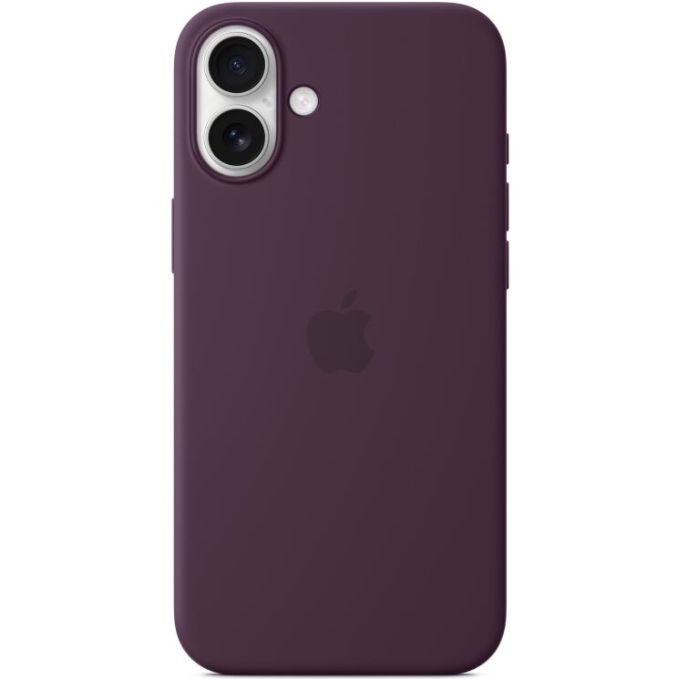 Оригинальный чехол Silicone Case with MagSafe для Apple iPhone 16 Plus (MYYD3) - Plum: фото 1 из 5