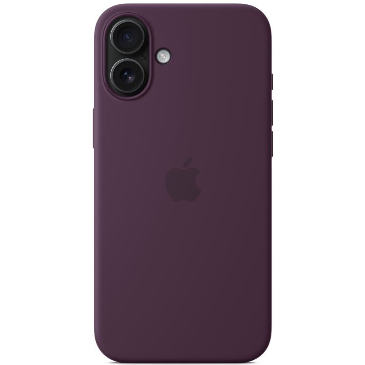 Оригинальный чехол Silicone Case with MagSafe для Apple iPhone 16 Plus (MYYD3) - Plum: фото 5 из 5