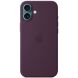 Оригинальный чехол Silicone Case with MagSafe для Apple iPhone 16 Plus (MYYD3) - Plum (360693V). Фото 4 из 5
