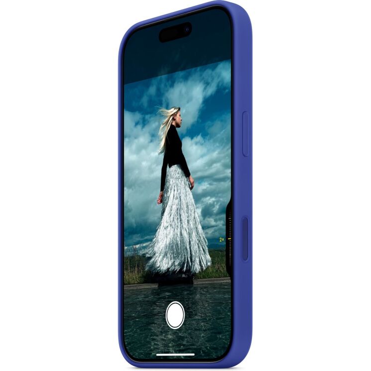 Оригинальный чехол Silicone Case with MagSafe для Apple iPhone 16 Pro Max (MYYY3) - Ultramarine: фото 5 из 5