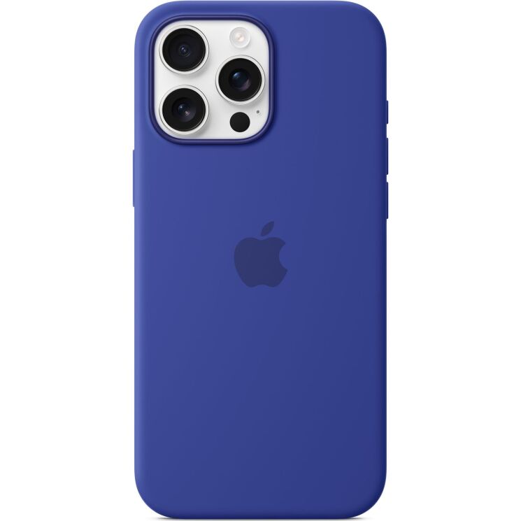 Оригинальный чехол Silicone Case with MagSafe для Apple iPhone 16 Pro Max (MYYY3) - Ultramarine: фото 2 из 5