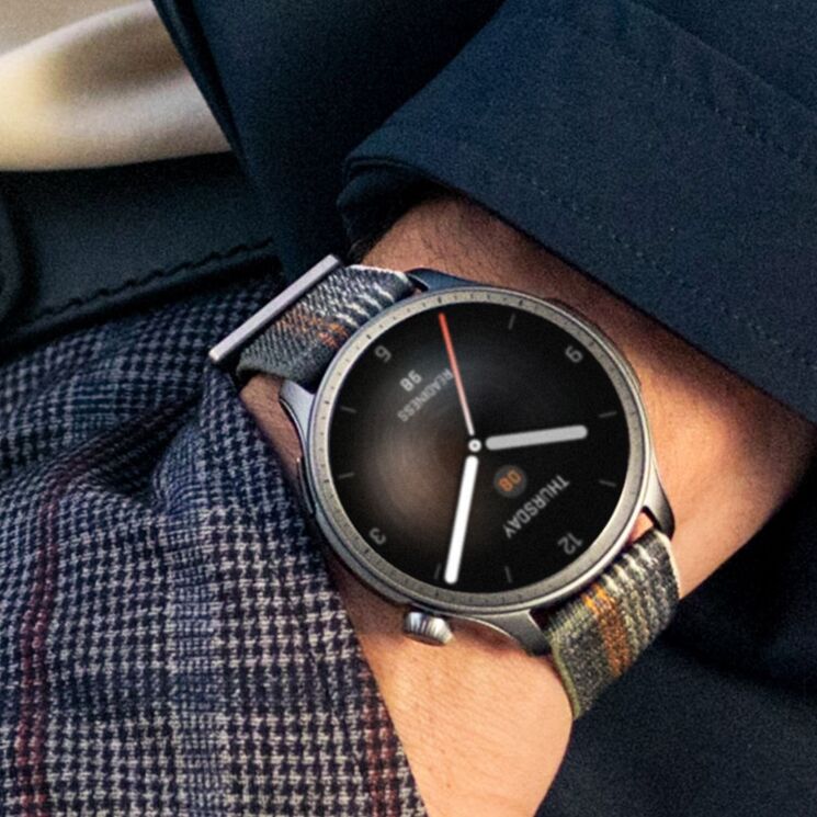 Оригинальный ремешок Nylon для Amazfit Balance (A2286) S240DNTY1N - Pink: фото 7 из 7
