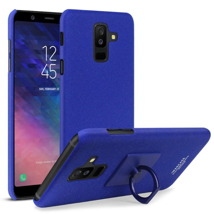 Пластиковый чехол IMAK Cowboy Shell для Samsung Galaxy A6+ 2018 (A605) - Blue: фото 1 из 7