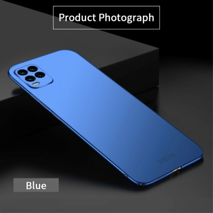 Пластиковый чехол MOFI Slim Shield для Xiaomi Mi 10 Lite - Blue: фото 2 из 11
