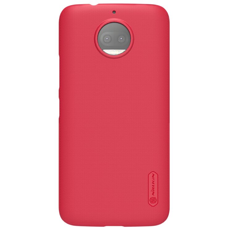 Пластиковий чохол NILLKIN Frosted Shield для Motorola Moto G5s Plus - Red: фото 5 з 15