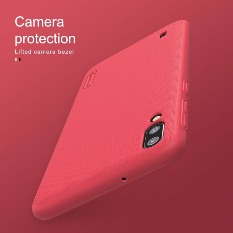 Пластиковый чехол NILLKIN Frosted Shield для Samsung Galaxy M10 (M105) - Red: фото 14 из 16