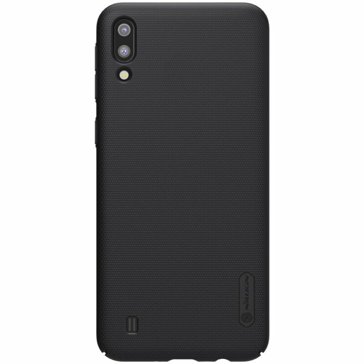 Пластиковый чехол NILLKIN Frosted Shield для Samsung Galaxy M10 (M105) - Black: фото 1 из 17