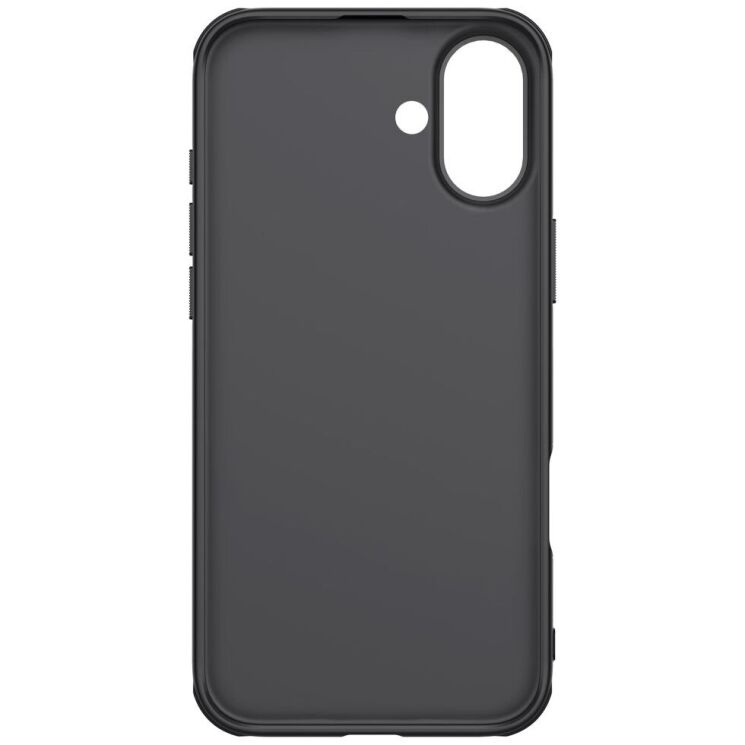 Пластиковый чехол NILLKIN Frosted Shield Pro для Apple iPhone 16 - Black: фото 6 из 18