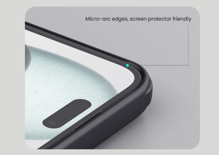 Пластиковый чехол NILLKIN Frosted Shield Pro для Apple iPhone 16 - Black: фото 16 из 18