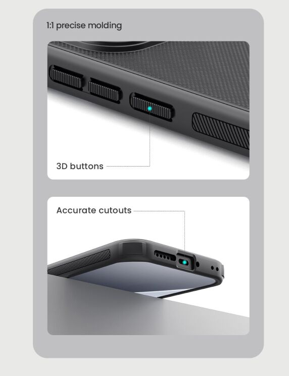 Защитный (PC+TPU) чехол NILLKIN Frosted Shield Pro для Xiaomi 17 - Black: фото 17 из 19