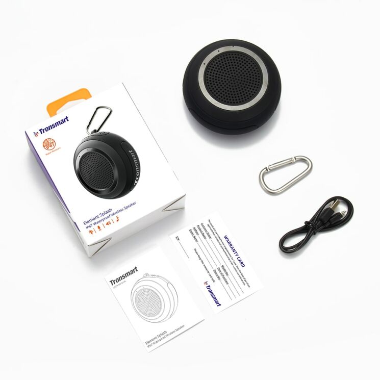 Портативная акустика TRONSMART Element Splash Bluetooth Speaker - Black: фото 4 из 11
