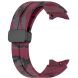 Ремінець Deexe Camo Silicone для Samsung Galaxy Watch 4 / 4 Classic / 5 / 5 Pro - Wine Red (284643WR). Фото 2 з 6