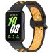 Ремешок Deexe Dot Color для Samsung Galaxy Fit 3 - Black / Yellow (349023BY). Фото 1 из 7