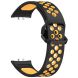 Ремешок Deexe Dot Color для Samsung Galaxy Fit 3 - Black / Yellow (349023BY). Фото 3 из 7