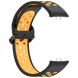 Ремешок Deexe Dot Color для Samsung Galaxy Fit 3 - Black / Yellow (349023BY). Фото 4 из 7