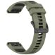 Ремешок Deexe Dual Color для часов с шириной крепления 22мм - Army Green / Black (271418GB). Фото 2 из 4