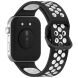 Ремешок Deexe Dual Color для Huawei Watch Fit 3 - Black / White (357105BW). Фото 1 из 7
