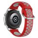 Ремешок Deexe Dual Color для Samsung Galaxy Watch 3 (45mm) - Red / Grey (235311J). Фото 3 из 5