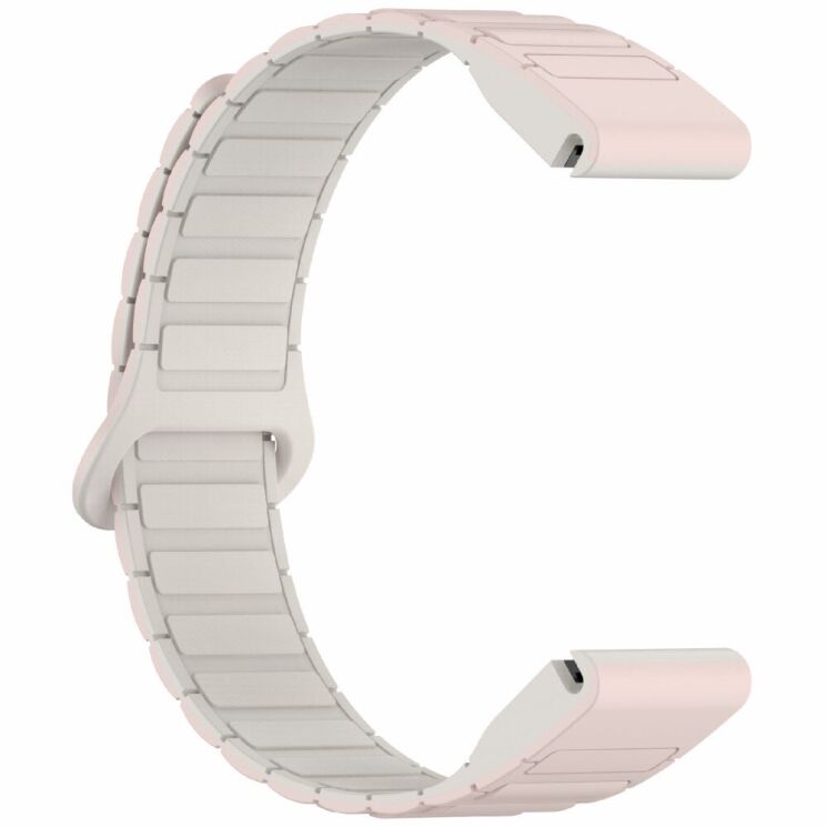 Ремешок Deexe Flexible Fit для часов Garmin c креплением Quick Fit 20mm - Pink / Starlight: фото 4 из 8