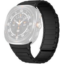 Ремешок Deexe Flexible Fit для Samsung Galaxy Watch Ultra (47mm) / Ultra (2025) - Black: фото 1 из 2