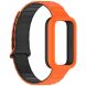 Ремешок Deexe Flexible Fit для Xiaomi Mi Smart Band 9 Active / Redmi Band 3 - Black / Orange (371305BO). Фото 3 из 6