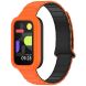 Ремешок Deexe Flexible Fit для Xiaomi Mi Smart Band 9 Active / Redmi Band 3 - Black / Orange (371305BO). Фото 4 из 6