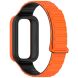 Ремешок Deexe Flexible Fit для Xiaomi Mi Smart Band 9 Active / Redmi Band 3 - Black / Orange (371305BO). Фото 2 из 6