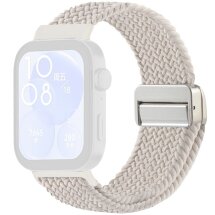 Ремешок Deexe Knitted Strap для Huawei Watch Fit 3 / Fit 4 / Fit 4 Pro - Light Starlight: фото 1 из 7