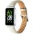 Ремінець Deexe Leather Strap для Samsung Galaxy Fit 3 - Milky White: фото 1 з 4