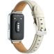Ремінець Deexe Leather Strap для Samsung Galaxy Fit 3 - Milky White (349016W). Фото 2 з 4