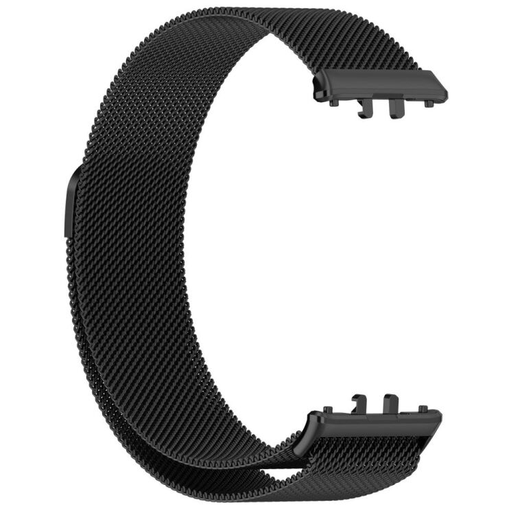Ремешок Deexe Milanese Loop для Samsung Galaxy Fit 3 - Black: фото 3 из 7