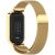 Ремешок Deexe Milanese Loop для Xiaomi Mi Smart Band 9 Active / Redmi Band 3 - Gold: фото 1 из 11