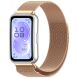 Ремешок Deexe Milanese Stainless Steel для Huawei Band 11 Pro / Band 11 - Rose Gold (410601RG). Фото 2 из 5