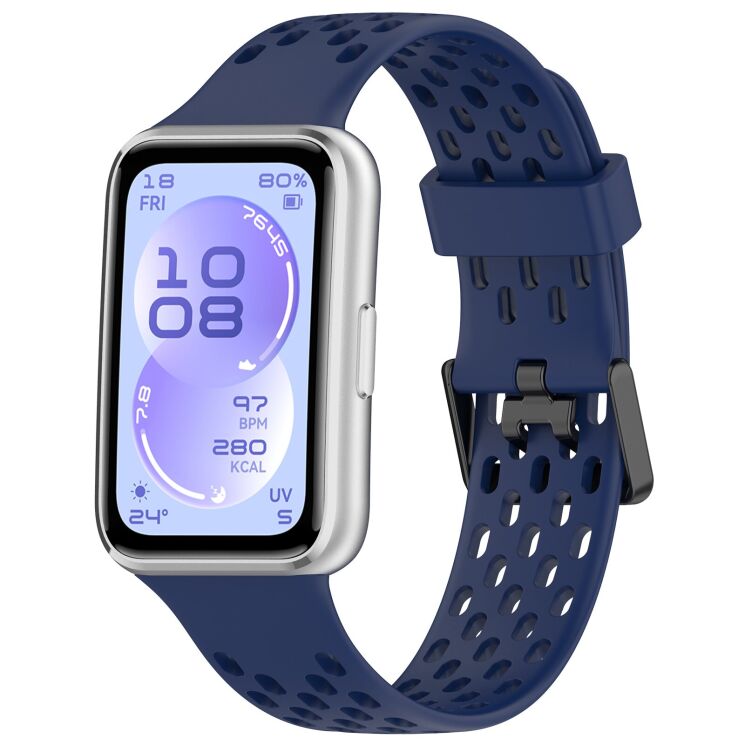 Ремешок Deexe Ocean Strap для Huawei Band 11 Pro / Band 11 - Blue: фото 4 из 9
