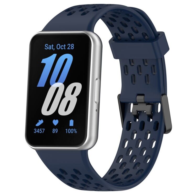 Ремінець Deexe Ocean Strap для Samsung Galaxy Fit 3 - Midnight Blue: фото 4 з 7
