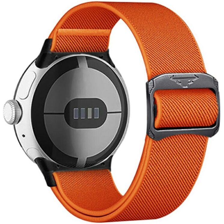 Ремешок Deexe Orbit Flex для Google Pixel Watch / Watch 2 / Watch 3 (41mm) - Orange: фото 1 из 4