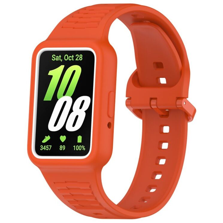 Ремешок Deexe Prime Strap для Huawei Band 7 / 8 / 9 - Orange: фото 1 из 7