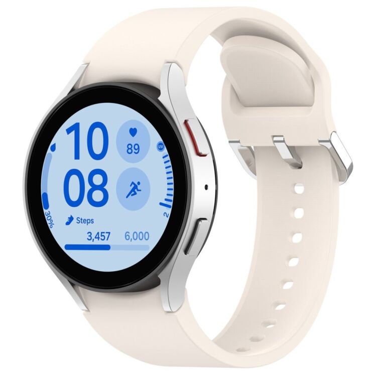 Ремінець Deexe Silicone Band для Samsung Galaxy Watch 4 / 4 Classic / 5 / 5 Pro / 6 / 6 Classic / 7 / FE - Starlight: фото 2 з 8