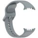 Ремешок Deexe Silicone Band для Samsung Galaxy Watch 8 (40/44mm) / 8 Classic - Grey (384190H). Фото 4 из 7