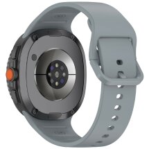 Ремінець Deexe Silicone Band для Samsung Galaxy Watch 8 (40/44mm) / 8 Classic - Grey: фото 1 з 7