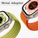 Ремешок Deexe Soft Weave для Apple Watch 49 / 46 / 45 / 44 / SE 44 / 42 (Series 1-3) / Ultra / Ultra 2 / Ultra 3 - Grey (371861H). Фото 5 из 5