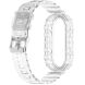 Ремешок Deexe Solid Color для Xiaomi Mi Smart Band 8 / 9 - Transparent White (326041T). Фото 3 из 9