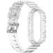 Ремешок Deexe Solid Color для Xiaomi Mi Smart Band 8 / 9 - Transparent White (326041T). Фото 4 из 9