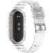 Ремешок Deexe Solid Color для Xiaomi Mi Smart Band 8 / 9 - Transparent White (326041T). Фото 2 из 9
