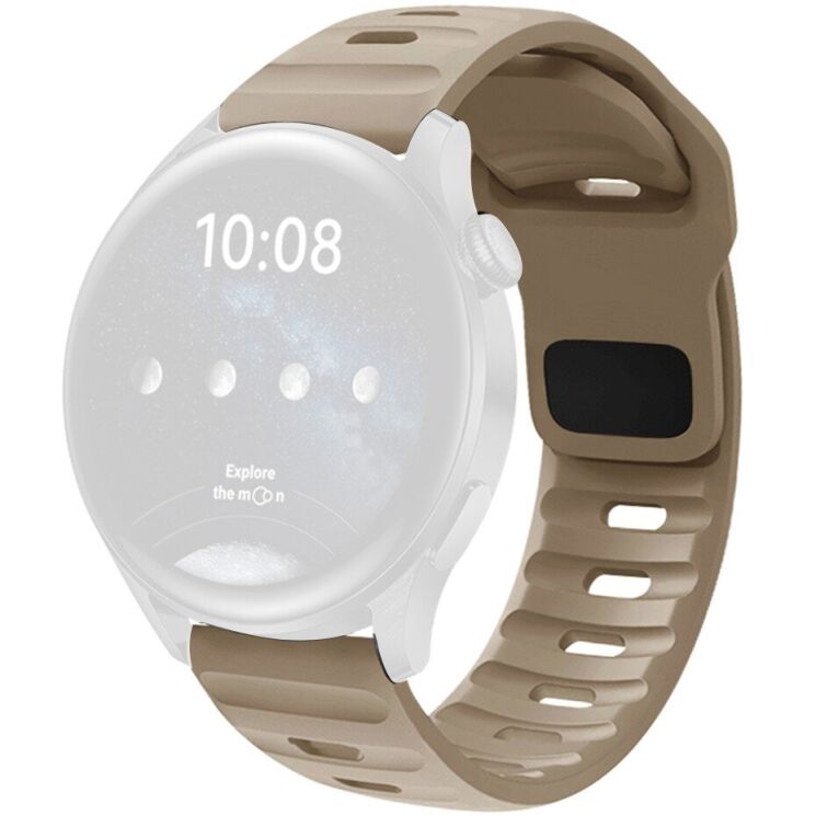 Ремешок Deexe Sport Band для часов с шириной крепления 20 мм - Gold: фото 1 из 3