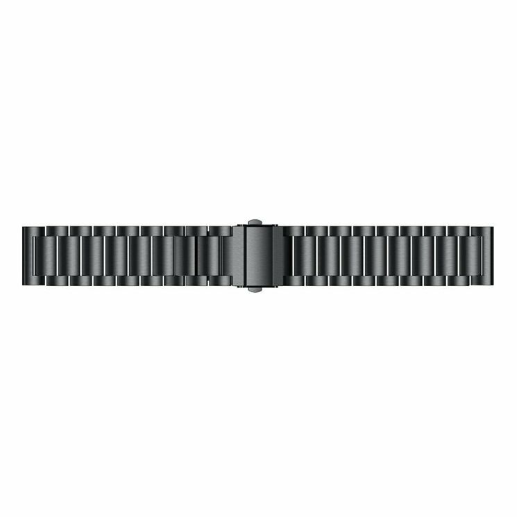 Ремінець Deexe Stainless Steel для Samsung Watch Active - Black: фото 4 з 5