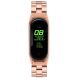 Ремешок Deexe Stainless Steel для Xiaomi Mi Smart Band 8 / 9 - Rose Gold (359411RG). Фото 4 из 6
