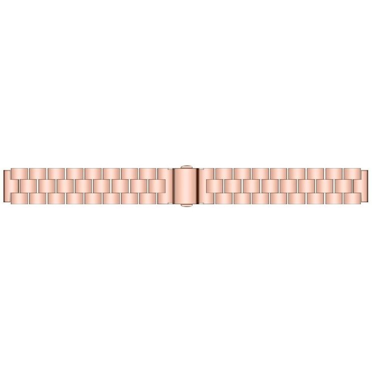 Ремешок Deexe Stainless Steel для Xiaomi Mi Smart Band 8 / 9 - Rose Gold: фото 3 из 6